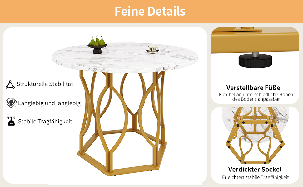 Présentation du chaise de salle à manger