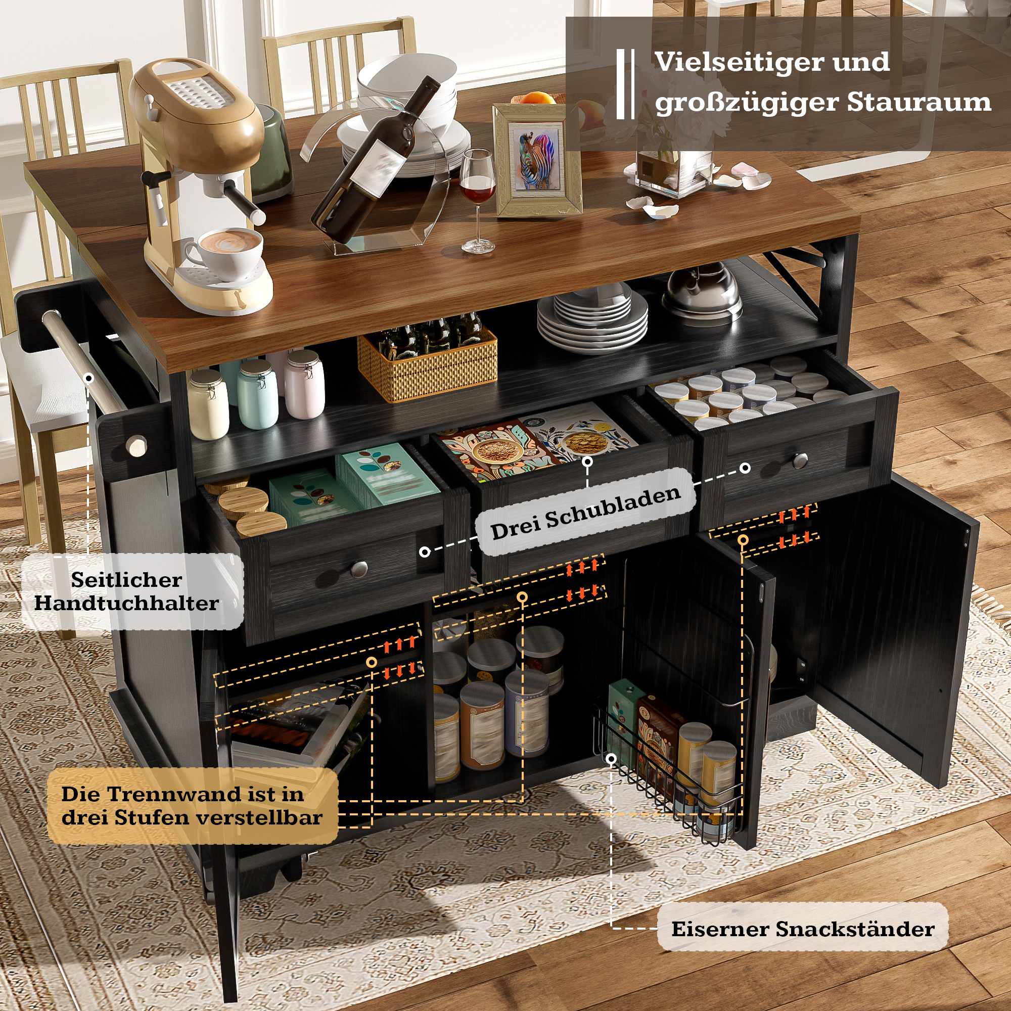 Des rangements faciles à organiser