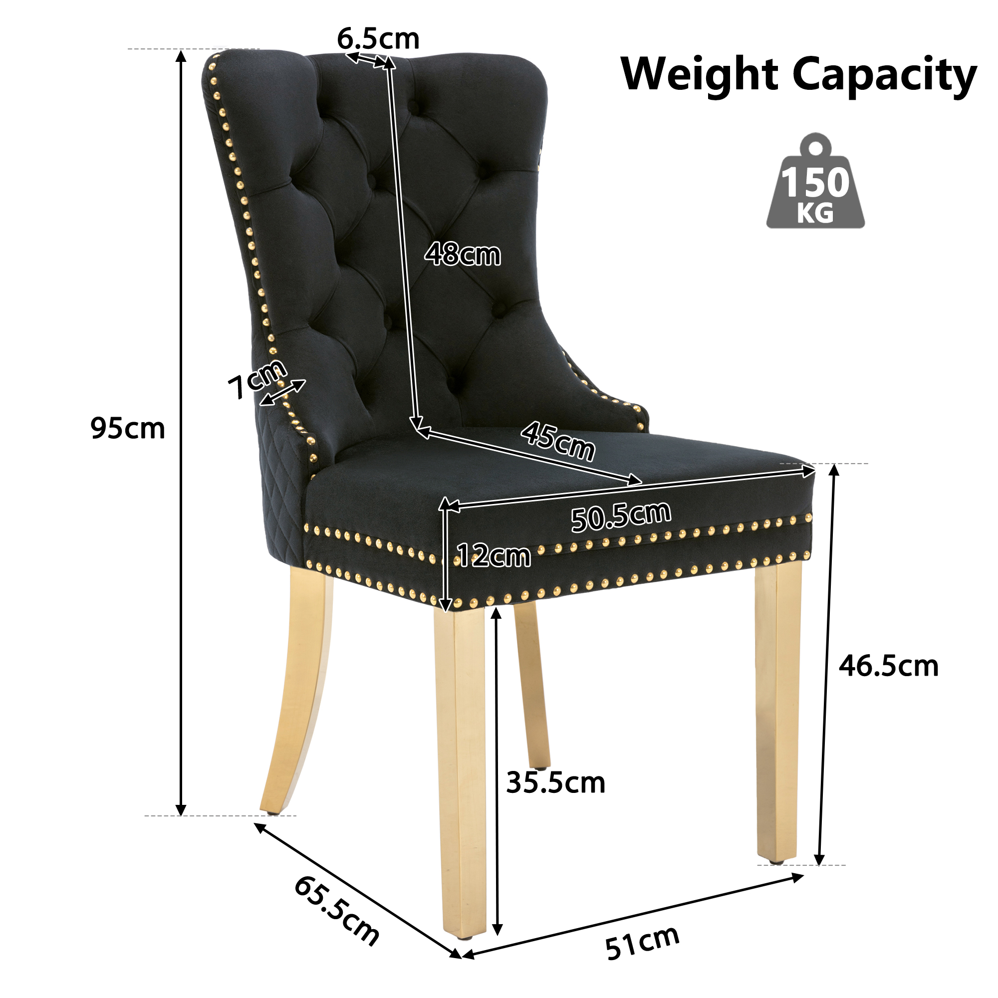 Présentation du chaise de salle à manger