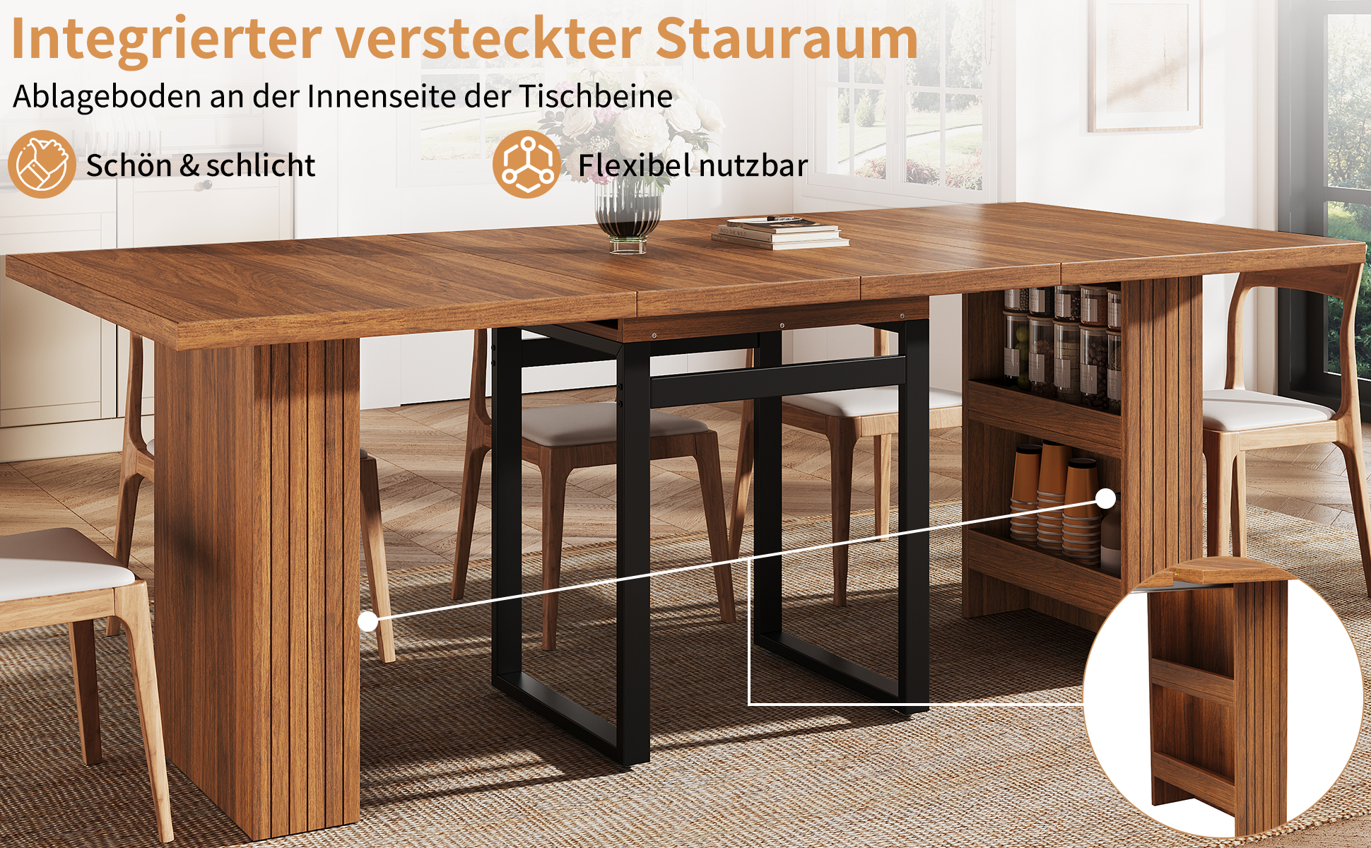 Présentation du table à manger