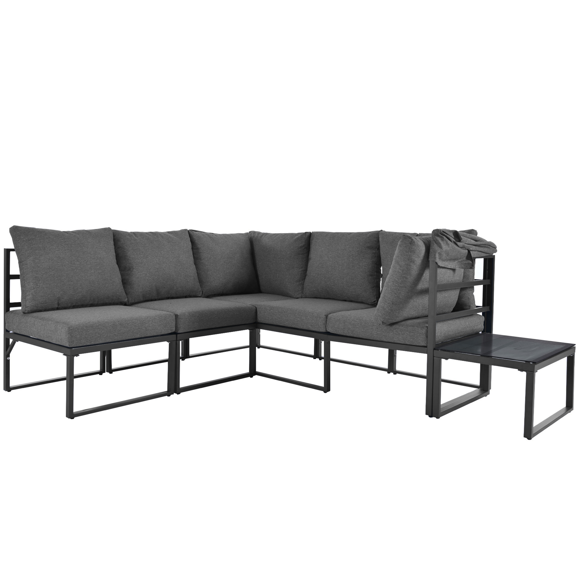 Mobilier de jardin extérieur confortable