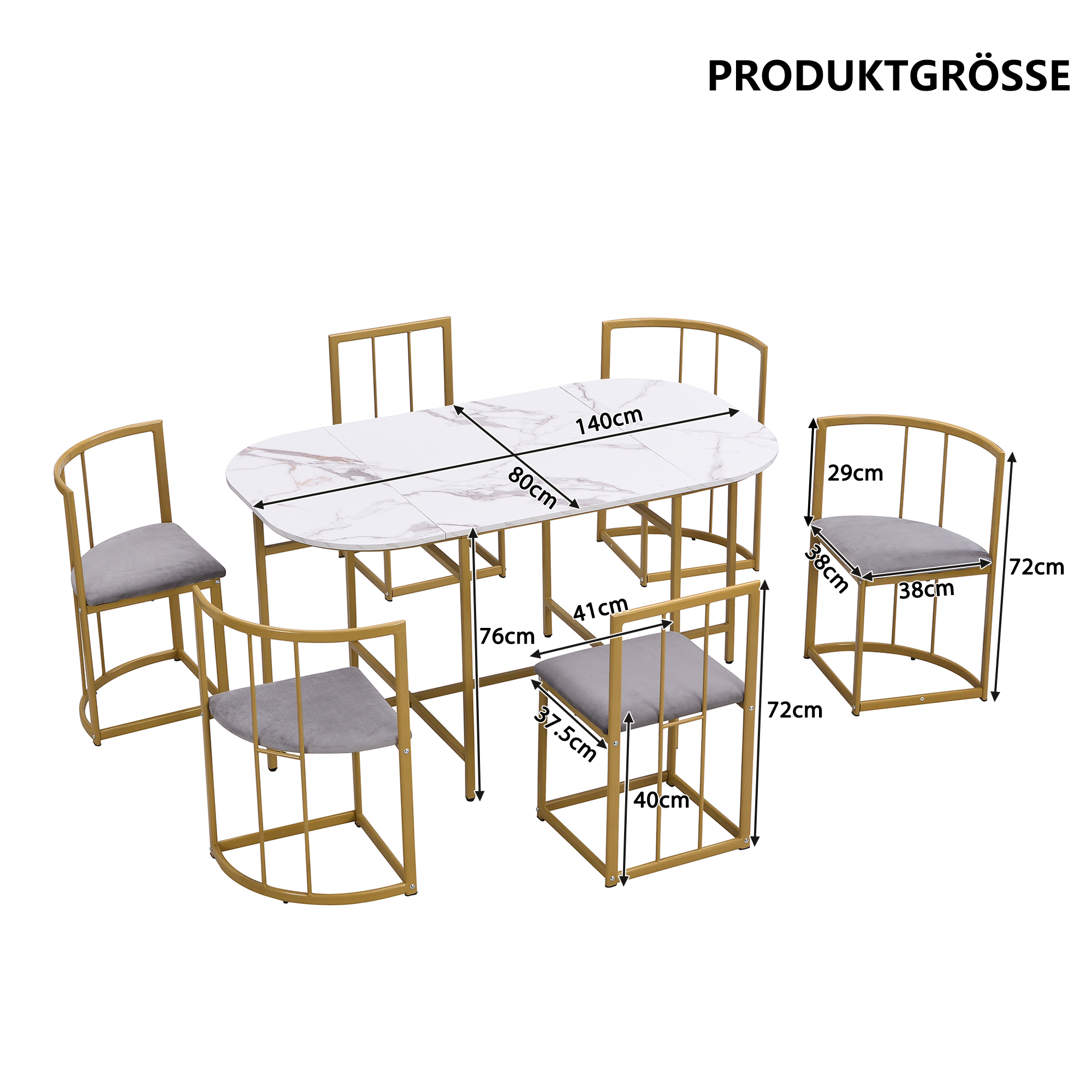 Dimensions du table à manger