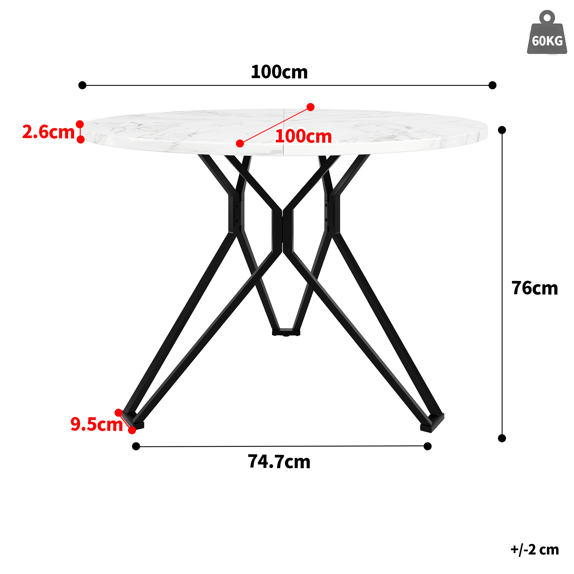 Dimensions du table basse