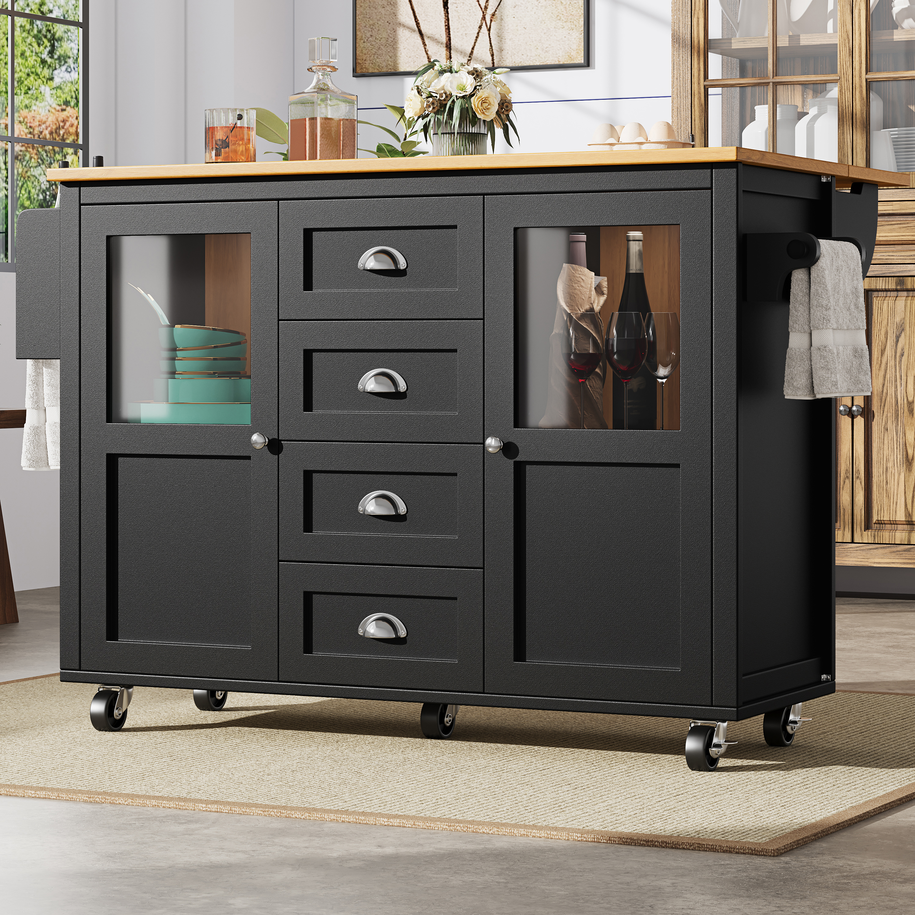 Kücheninsel,Küchenschrank,Buffetschrank,120x73(45)