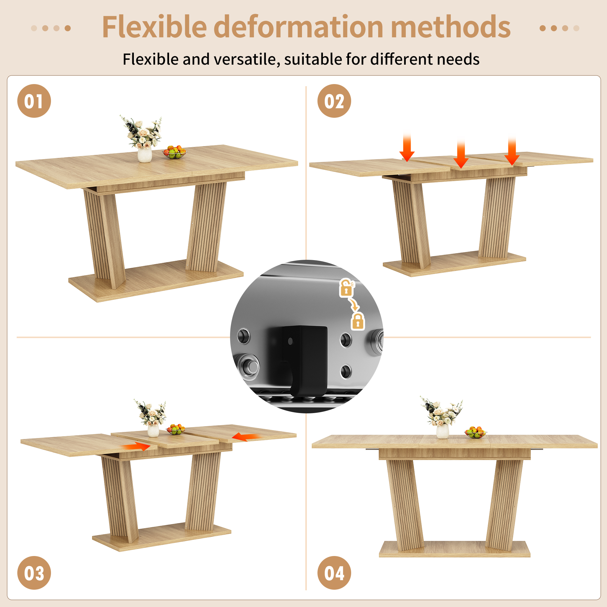 Présentation du table à manger