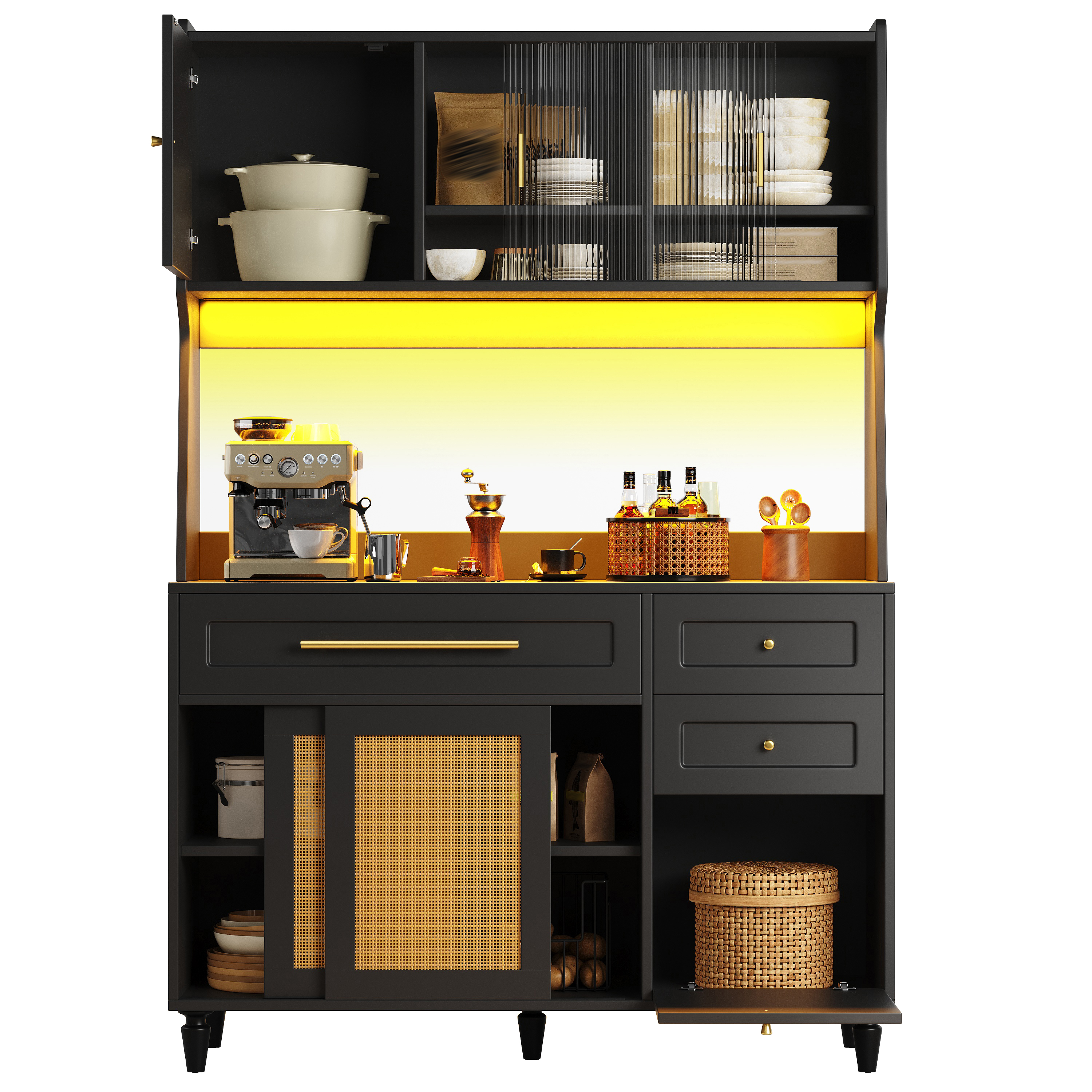 Küchenschrank, Hochschrank,Vitrinenschrank, Buffet