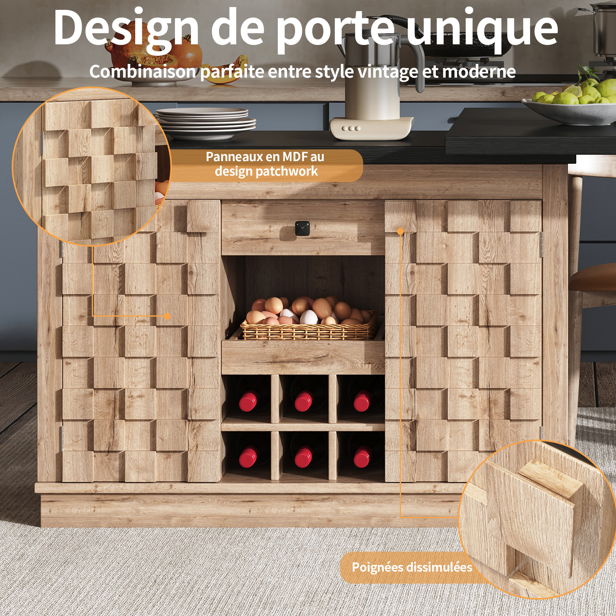 Présentation du îlot de cuisine