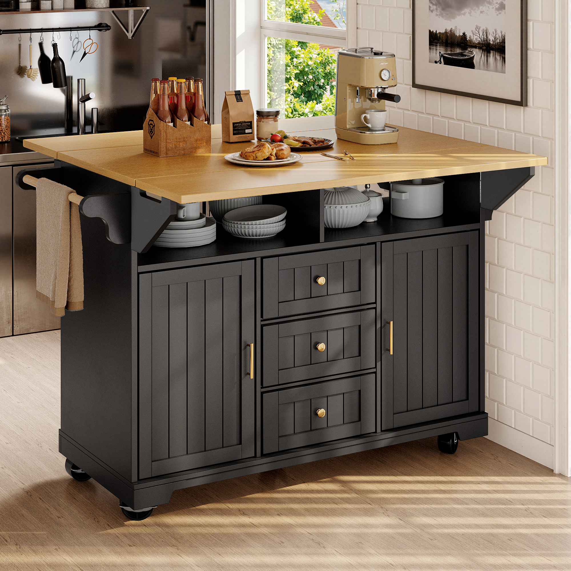 Kücheninsel, Schrank, Buffetschrank 120 x 40 (80) 