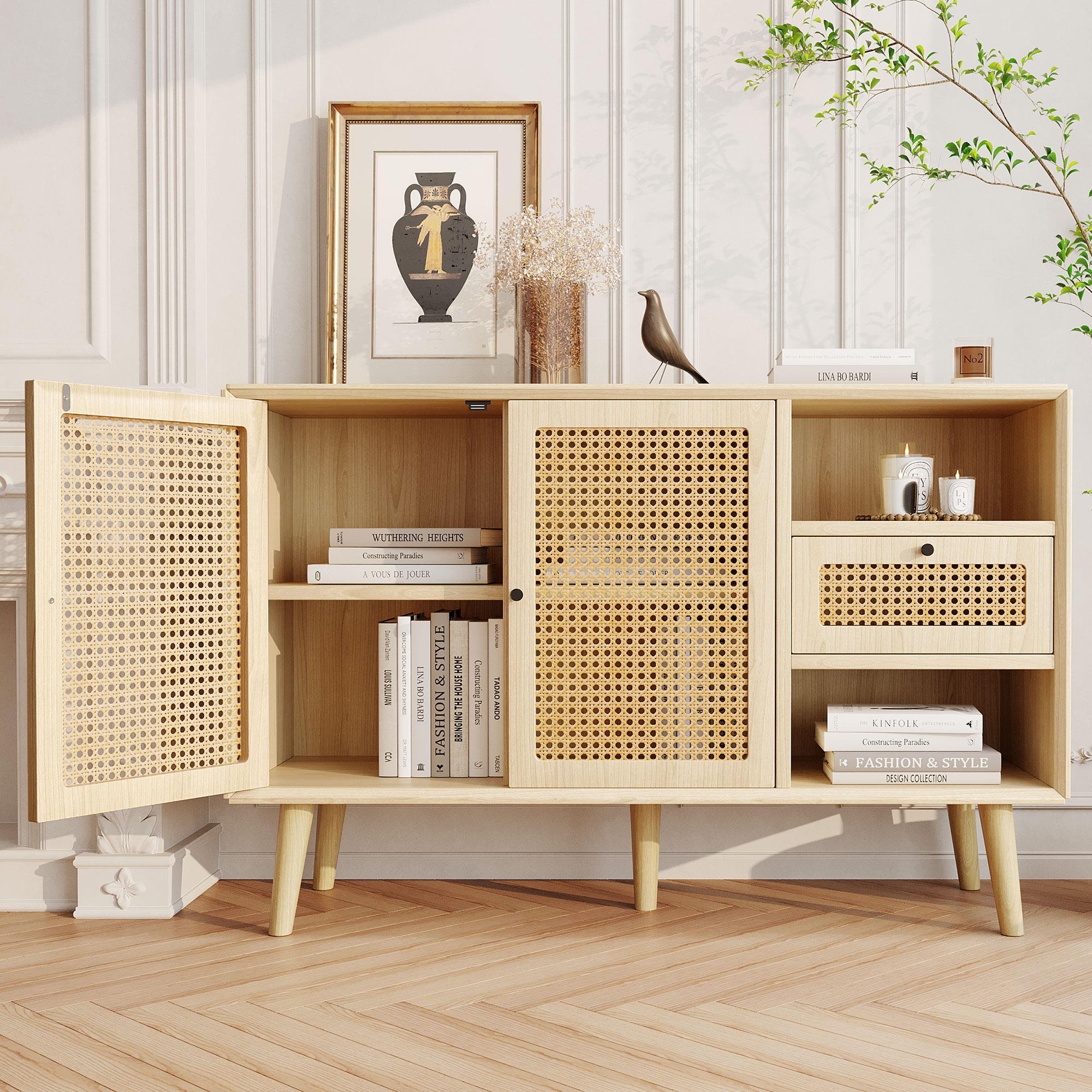 Sideboard, Kommode mit 1 Schubladen  und 2 Magneti