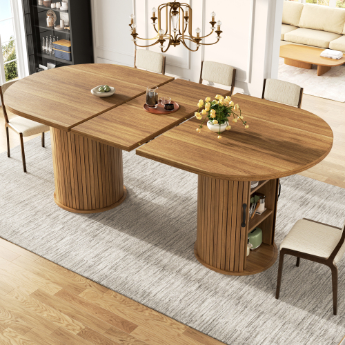Plateau multi-sections de la table extensible