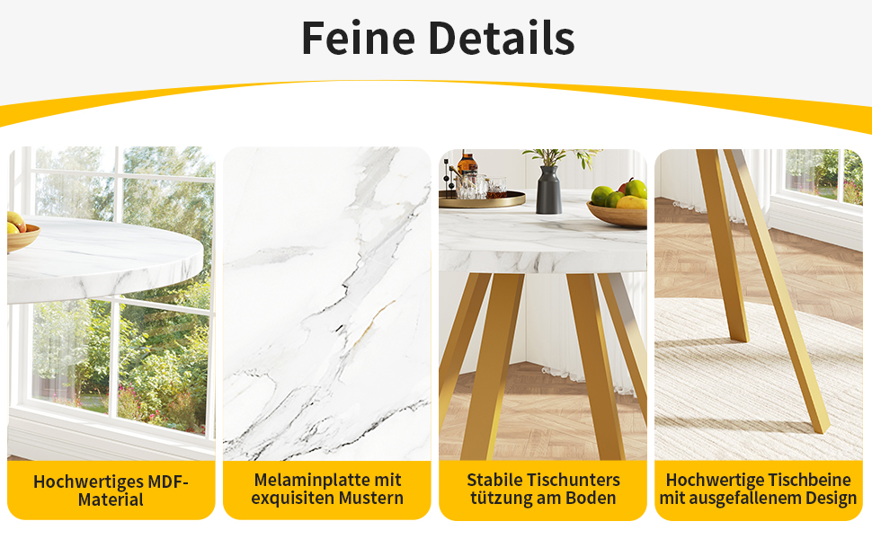Présentation du chaise de salle à manger