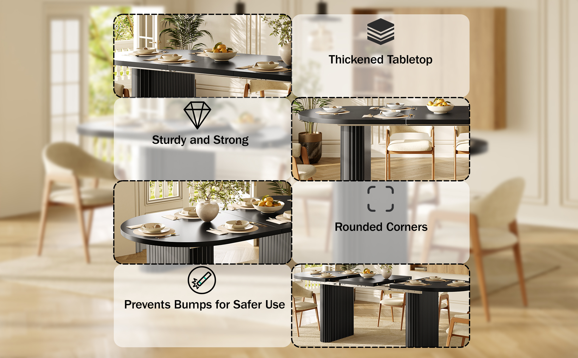 Présentation du table à manger