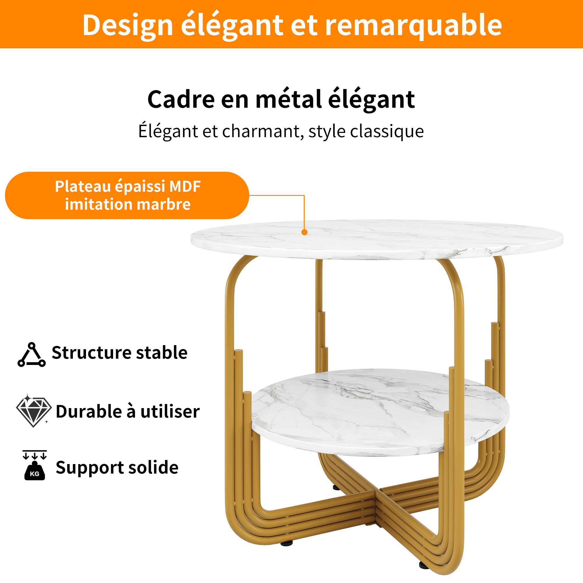 Détail du table basse