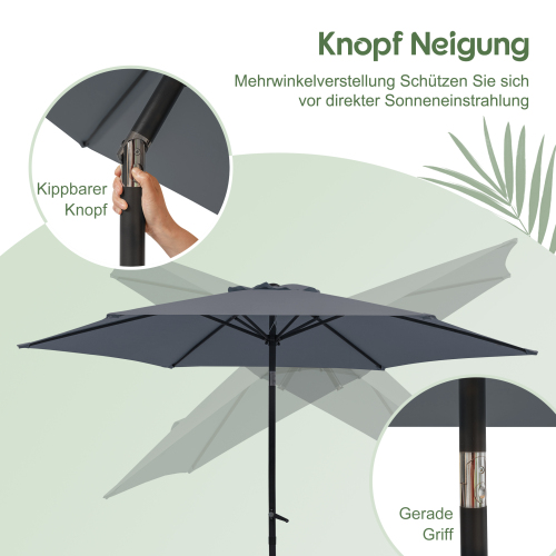 Parapluie Anti-reflets Pour Téléphone - Clip Réglable, Léger 60g - Pour Soleil, Pluie, Tournage Vidéo - Diamètre 27cm