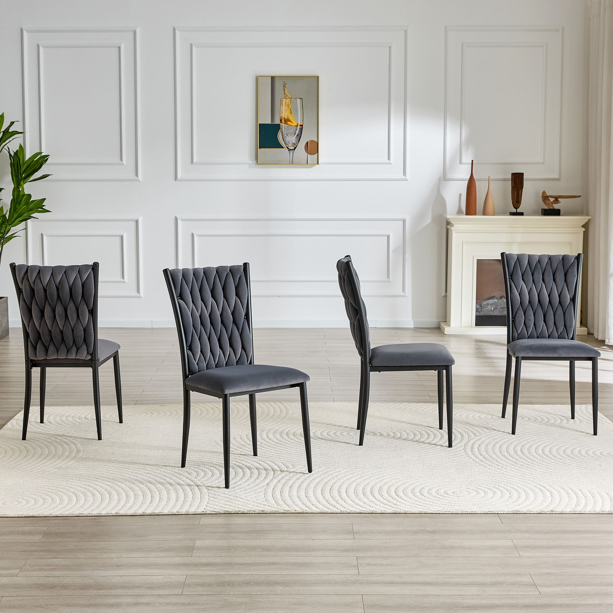 Détail du chaise de salle à manger
