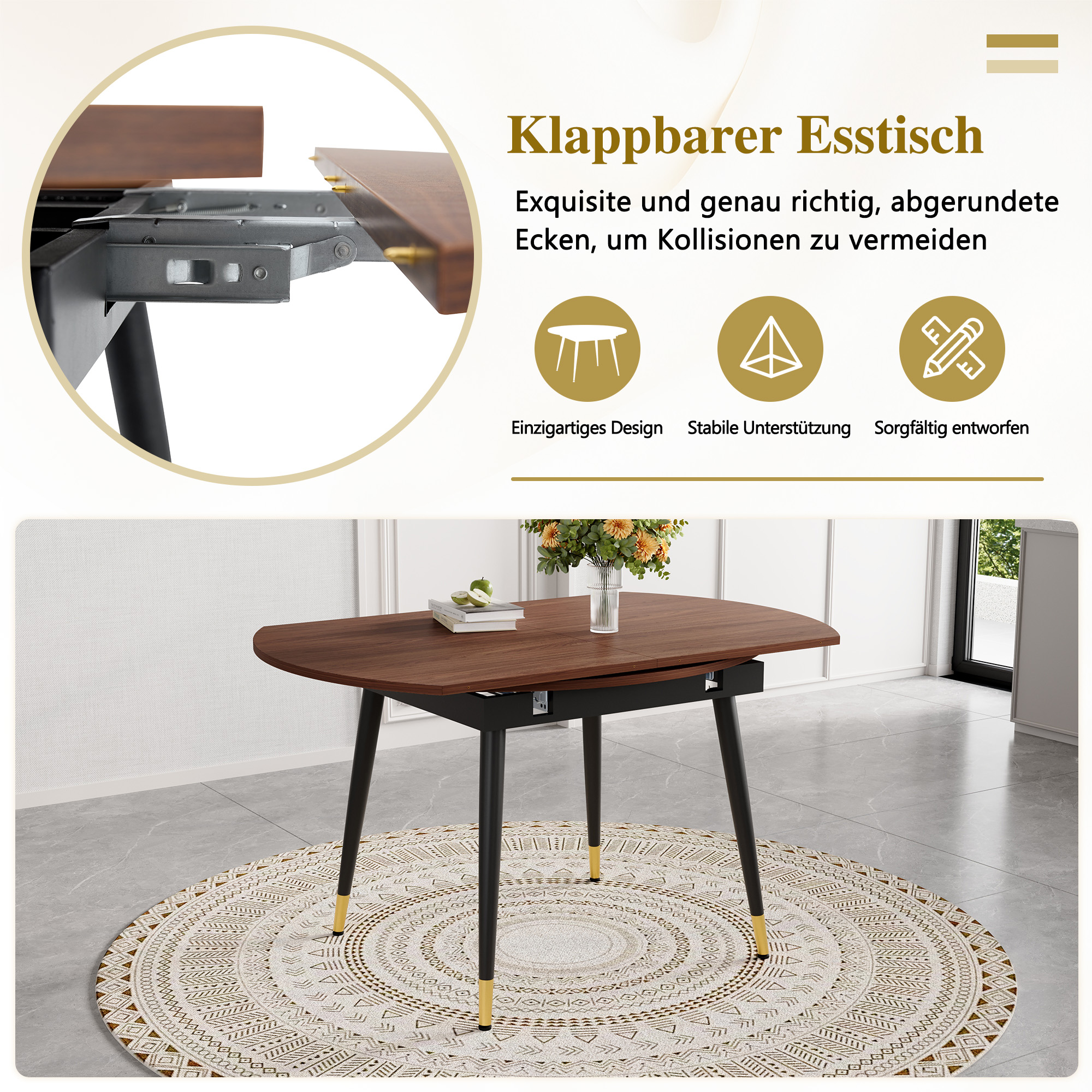 Détail du table à manger