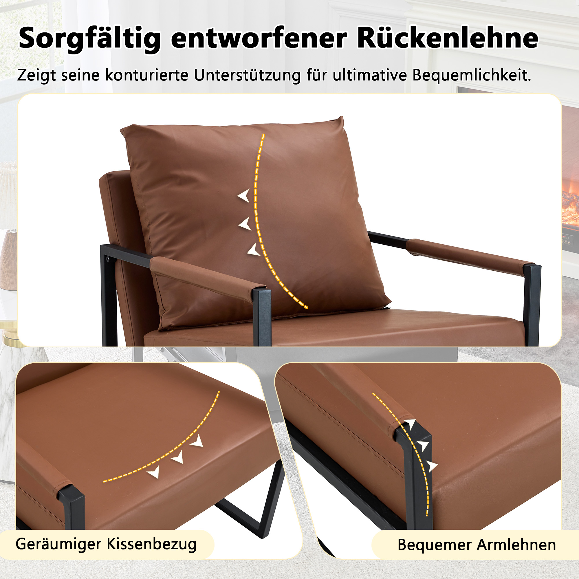 Présentation du fauteuil d'appoint