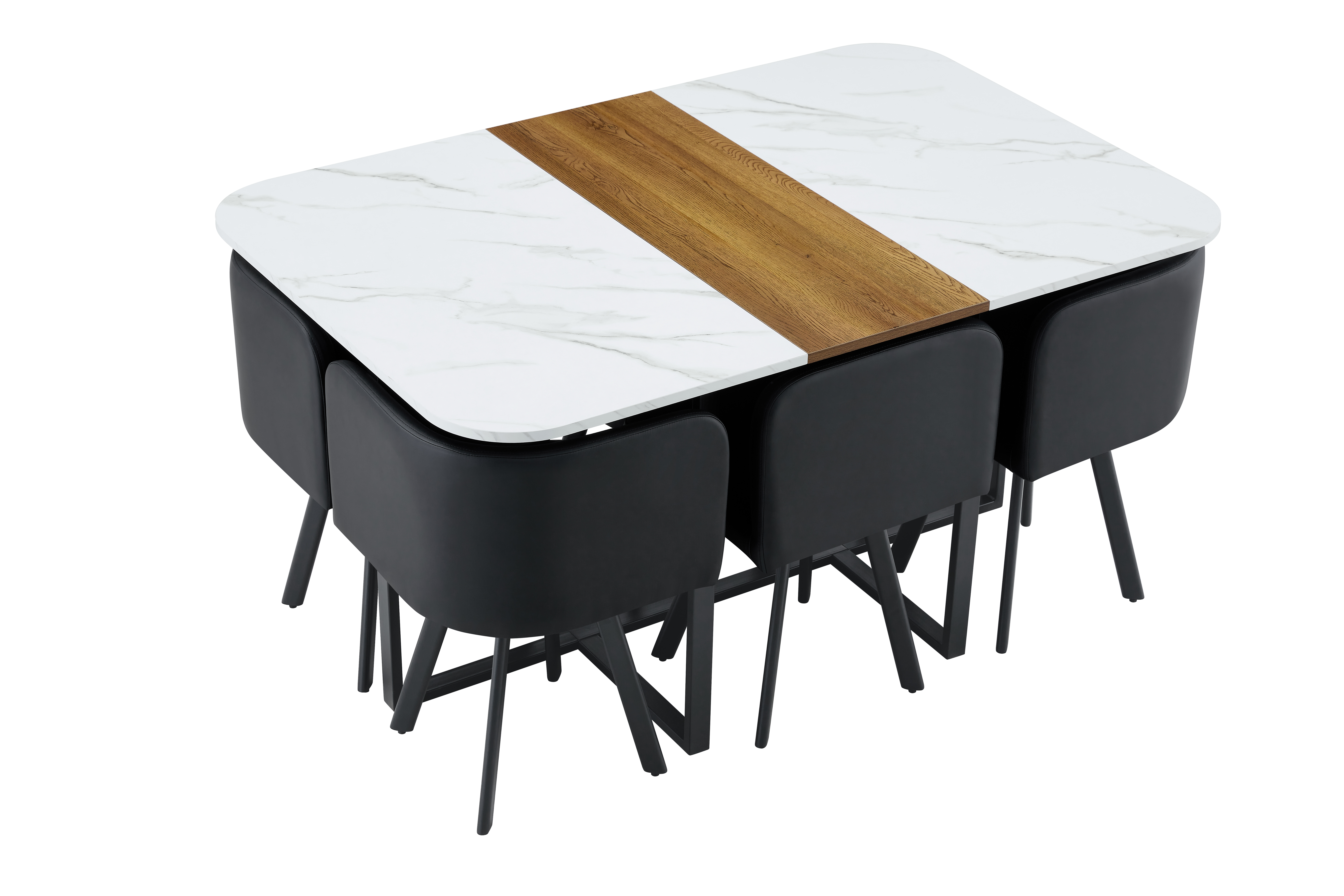 Présentation du ensemble table et chaises