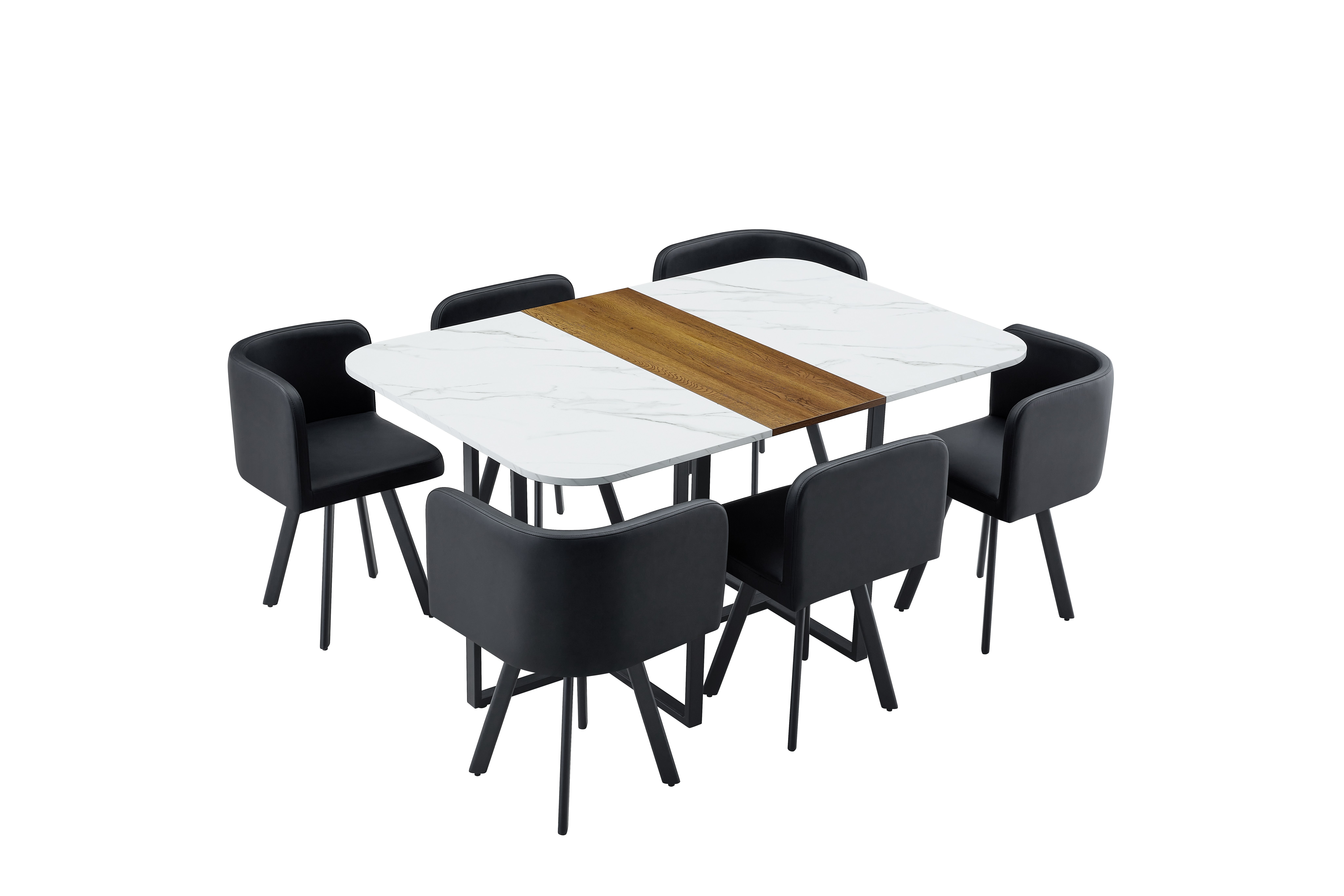 Présentation du ensemble table et chaises