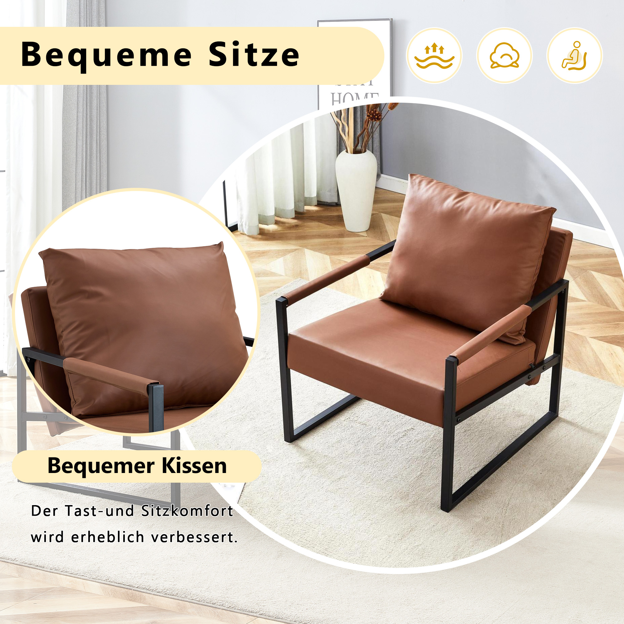 Présentation du fauteuil d'appoint
