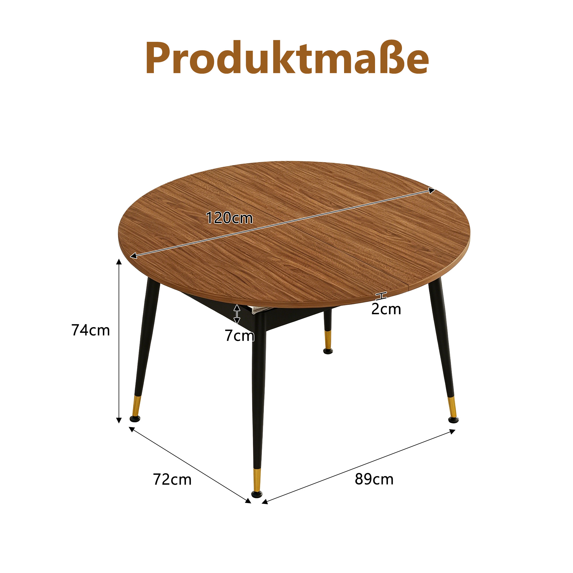 Dimensions du table à manger
