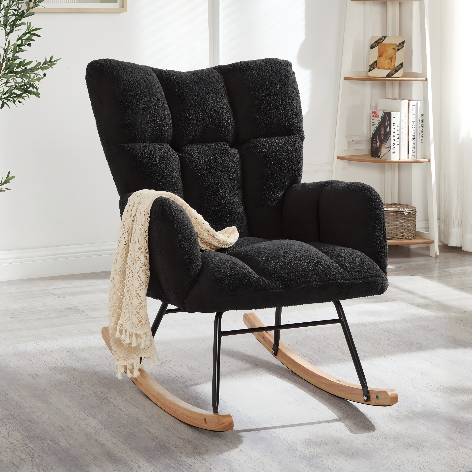 Moderner Schaukelstuhl 69×89×101 CM – Vielseitiger