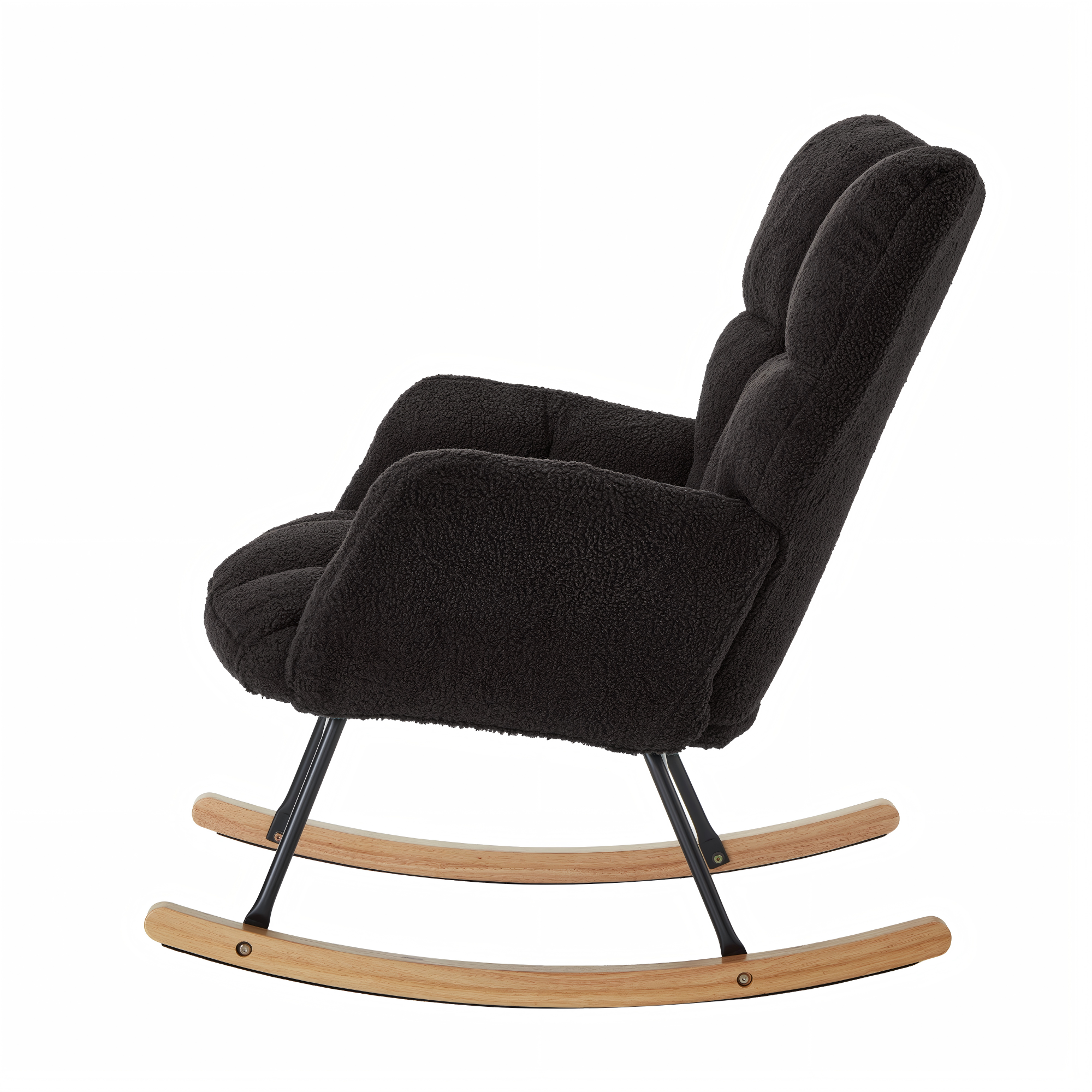 Fauteuil en tissu doux, cadre renforcé haute capacité, pour salon et chambre, confort comme une étreinte, texture fine, pour lecture et détente, stable et sûr, usage quotidien durable, design chaleureux - image 6