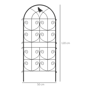 Détail du arche de jardin