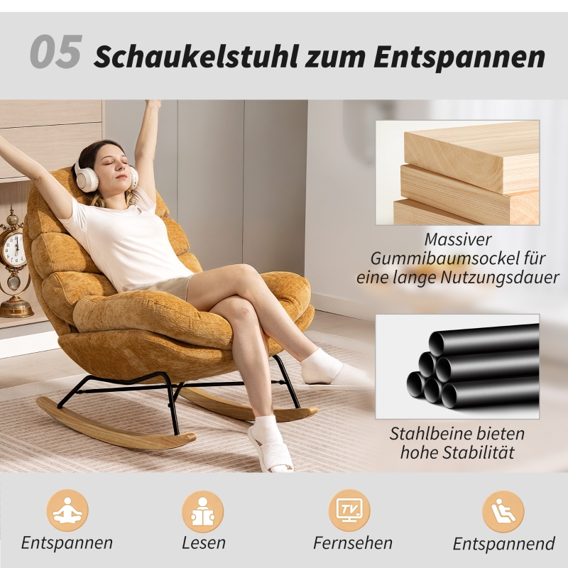 Présentation du fauteuil à bascule