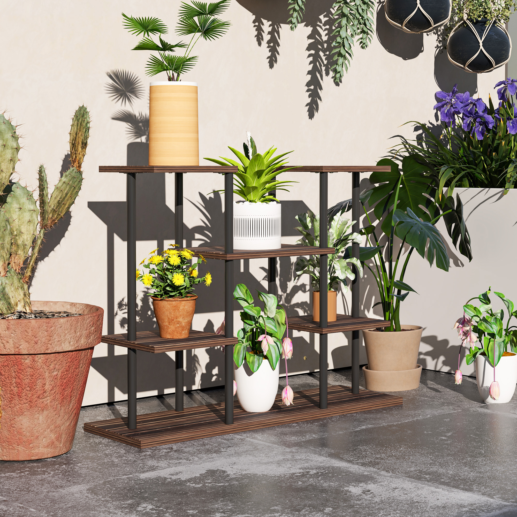 Détail du support pour plantes