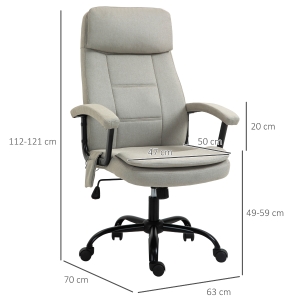 Détail du fauteuil de bureau