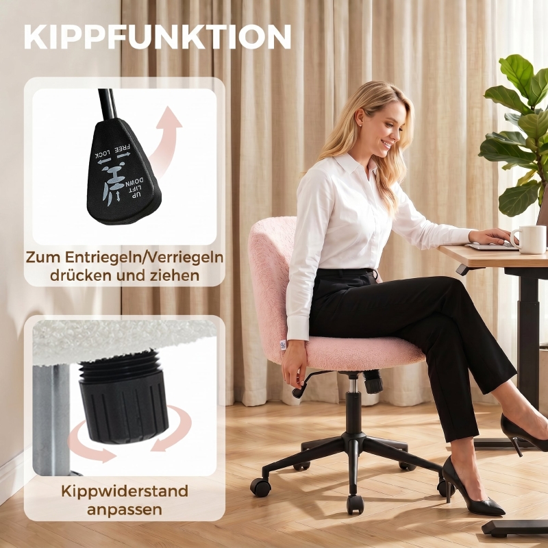 Détail du fauteuil de bureau