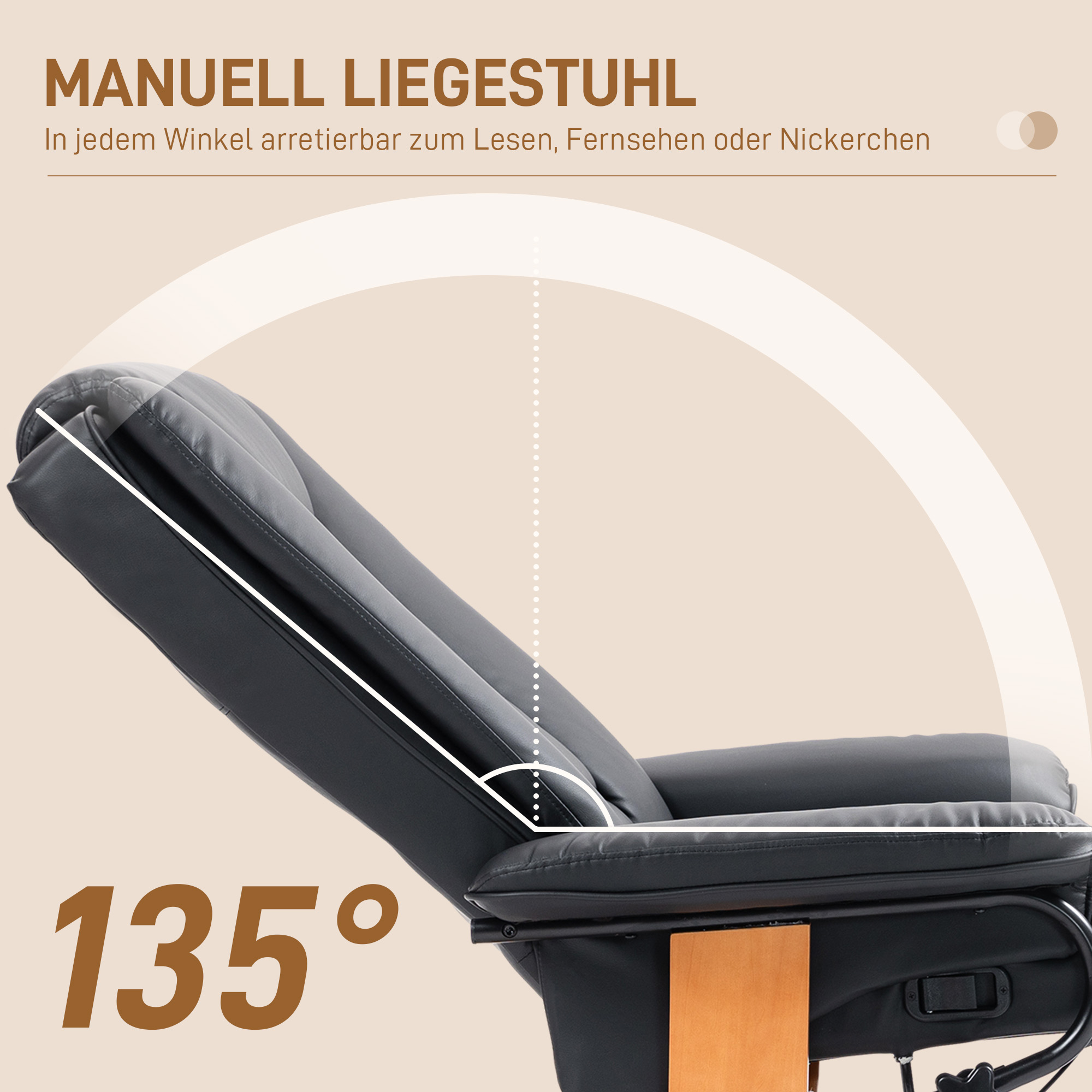 Détail du fauteuil relax