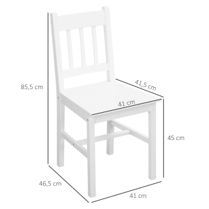 Détail du chaise de salle à manger