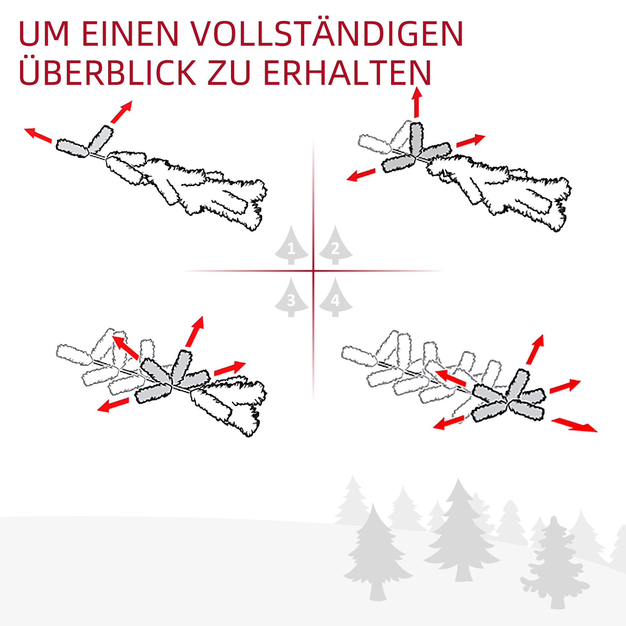 Guirlande de Noël sapin 180cm aiguilles réalistes