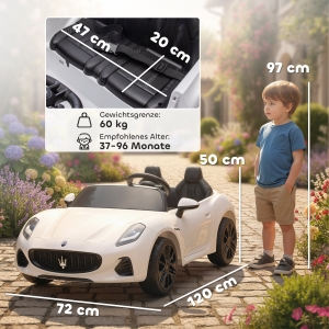 Détail du voiture électrique pour enfant