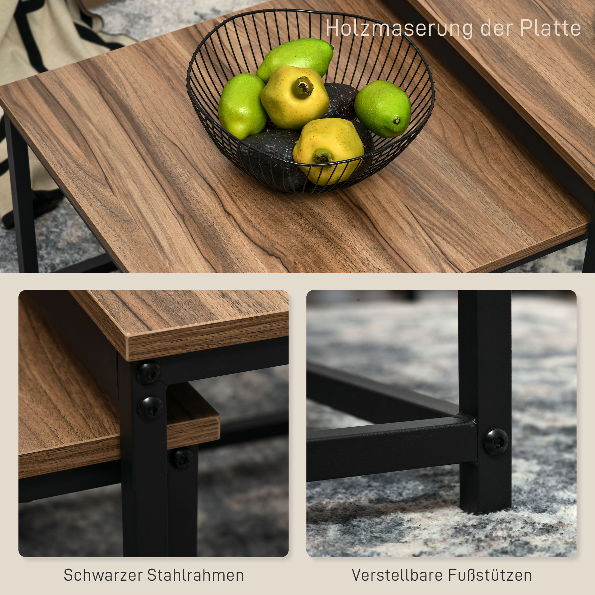 Détail du table basse