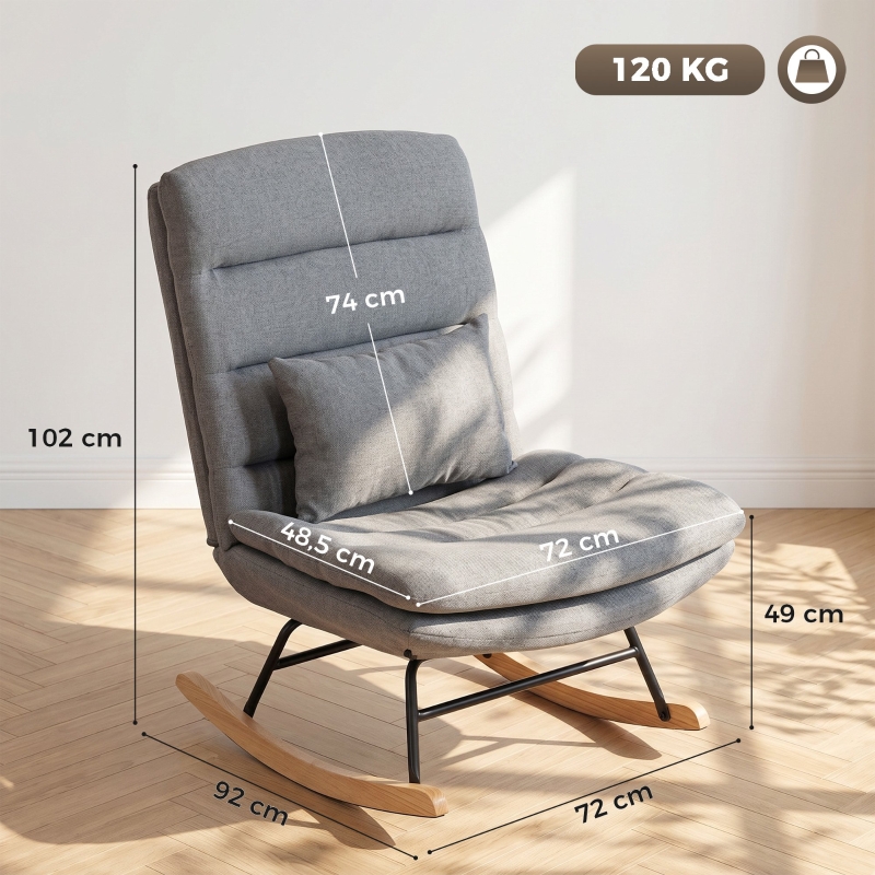 Dimensions du fauteuil à bascule