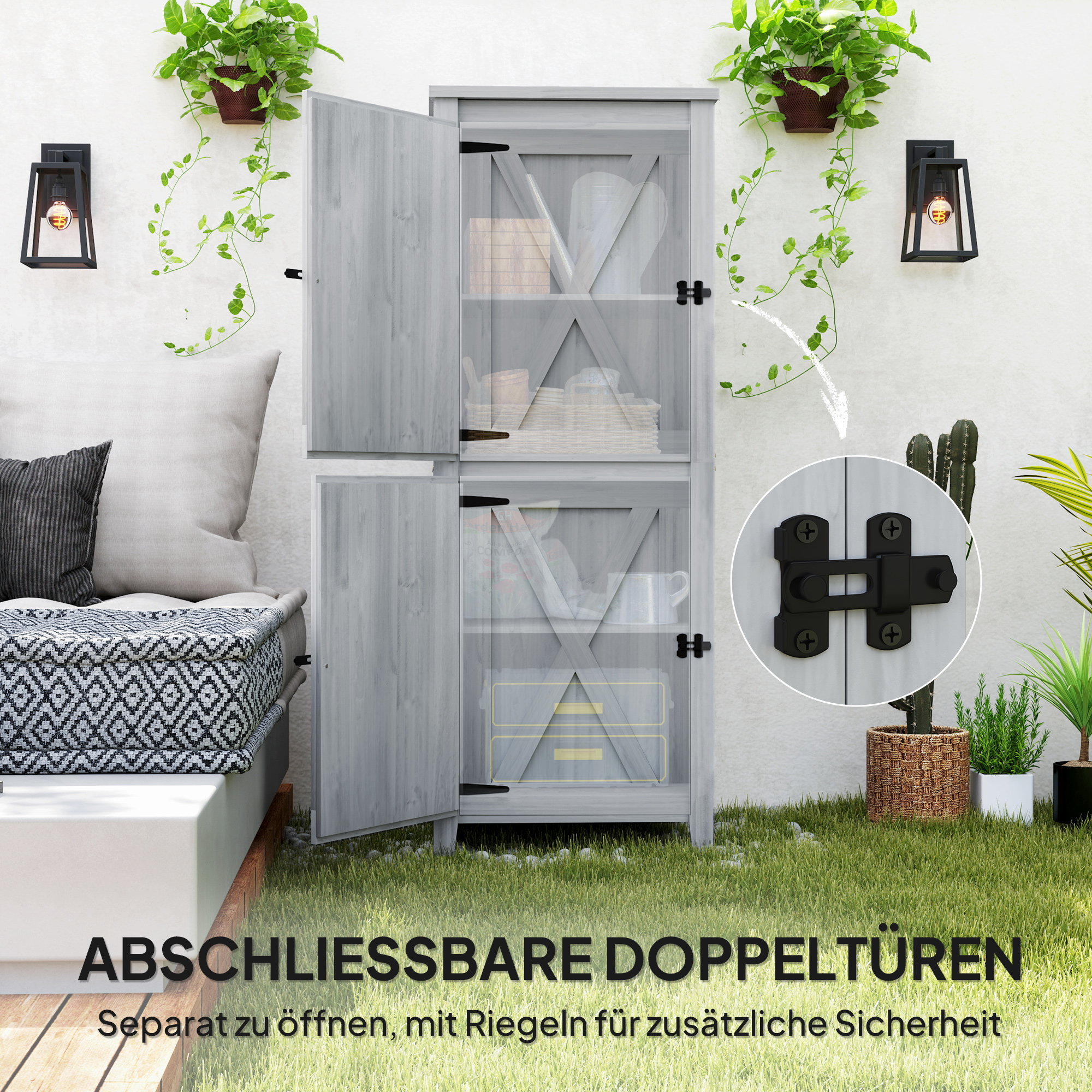 Détail du armoire à outils