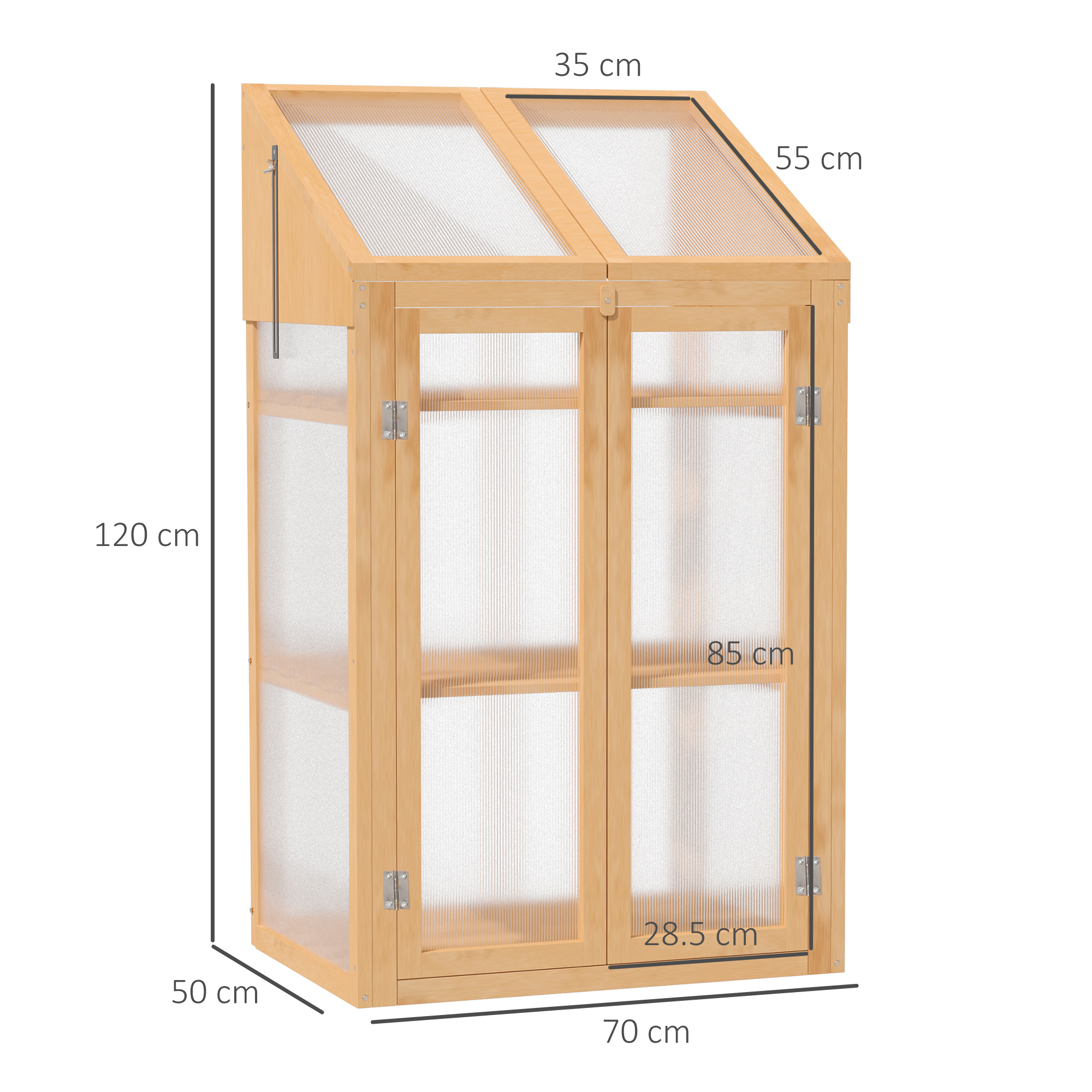 Dimensions du serre de jardin