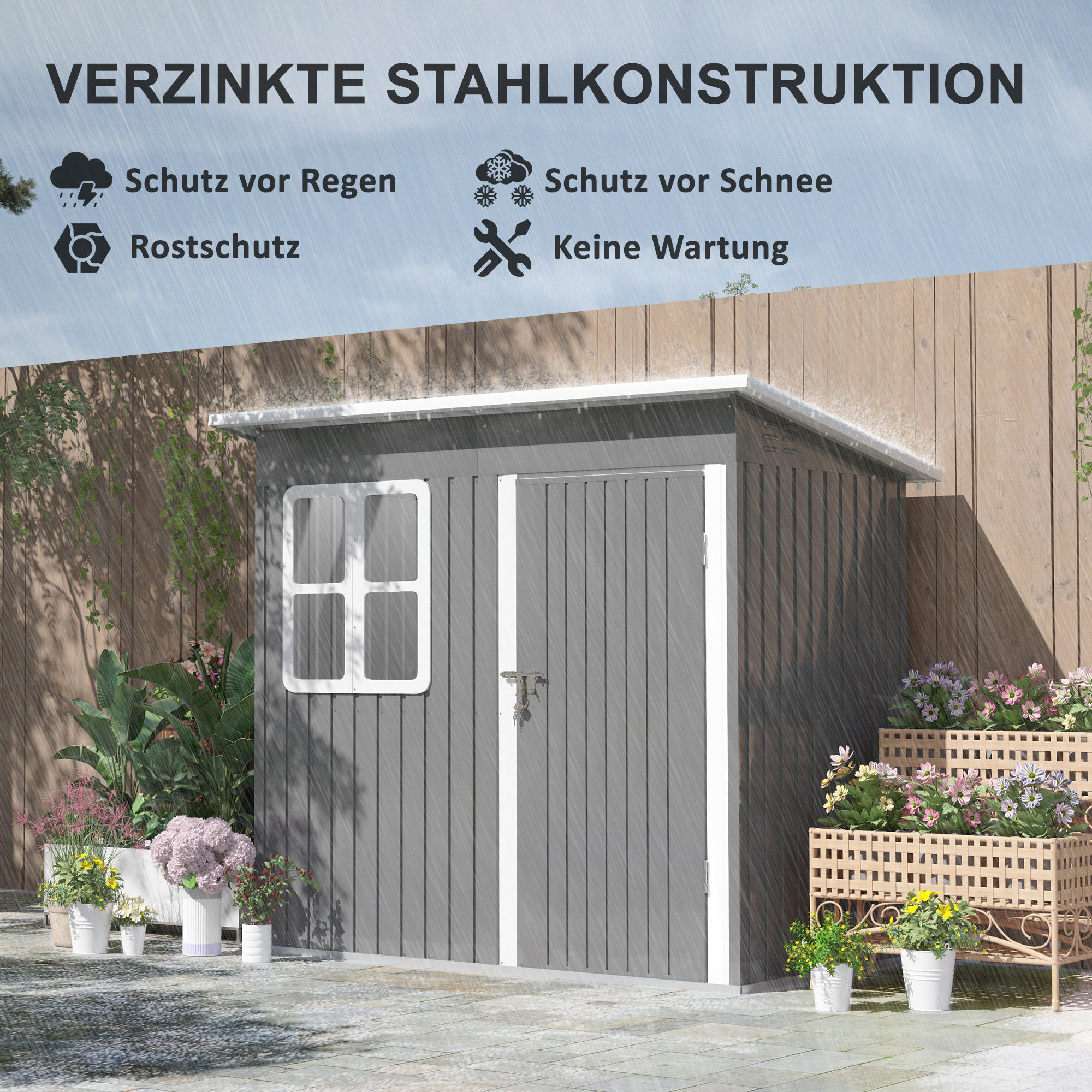 Présentation du abri de jardin