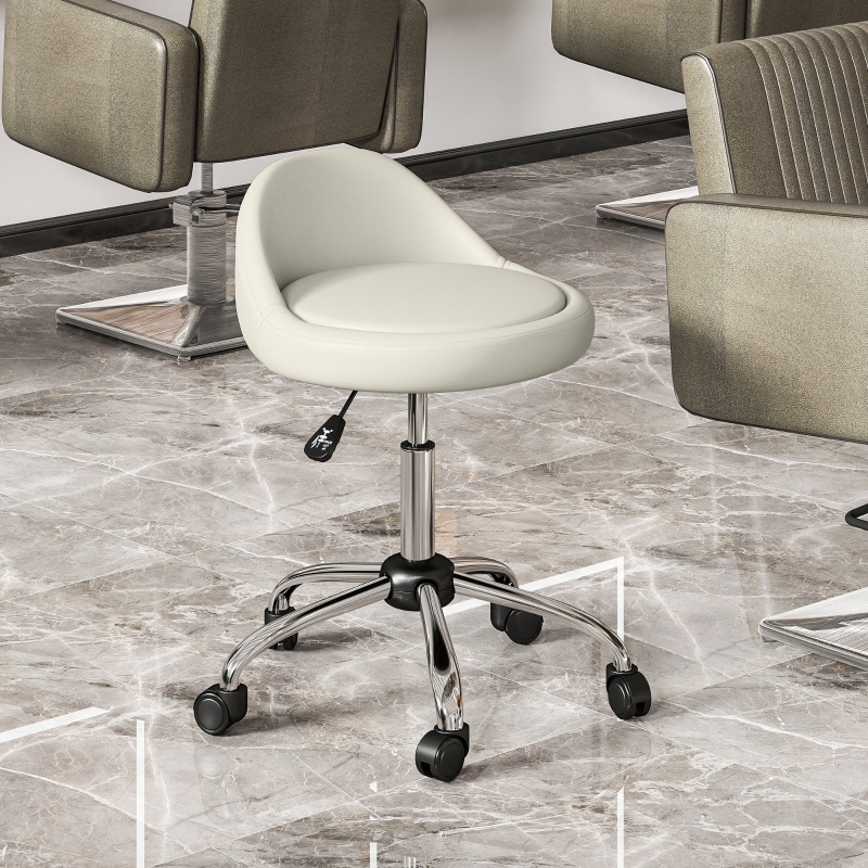 Détail du tabouret d'atelier