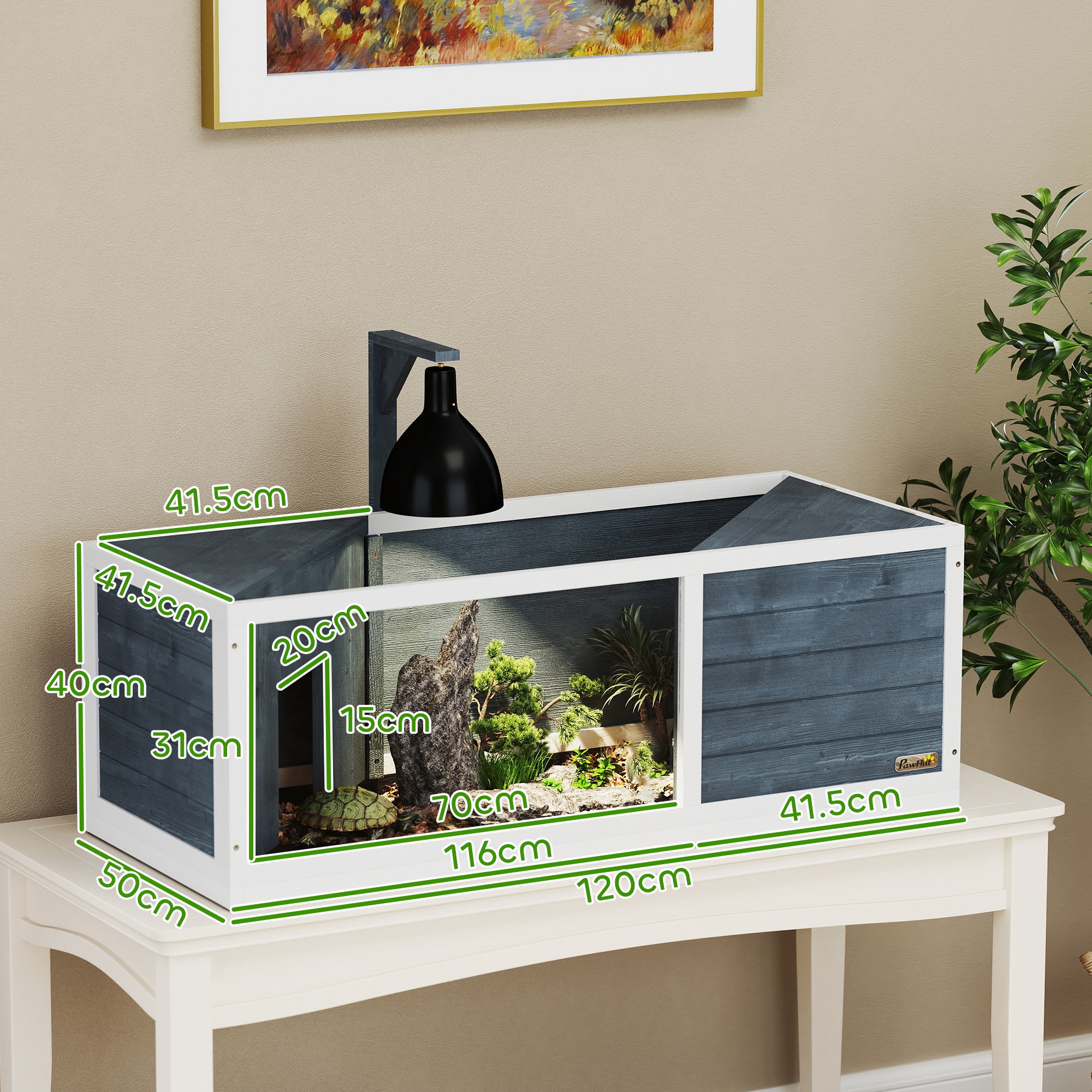 Dimensions du enclos extérieur