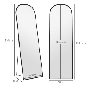 Schéma dimensions du miroir