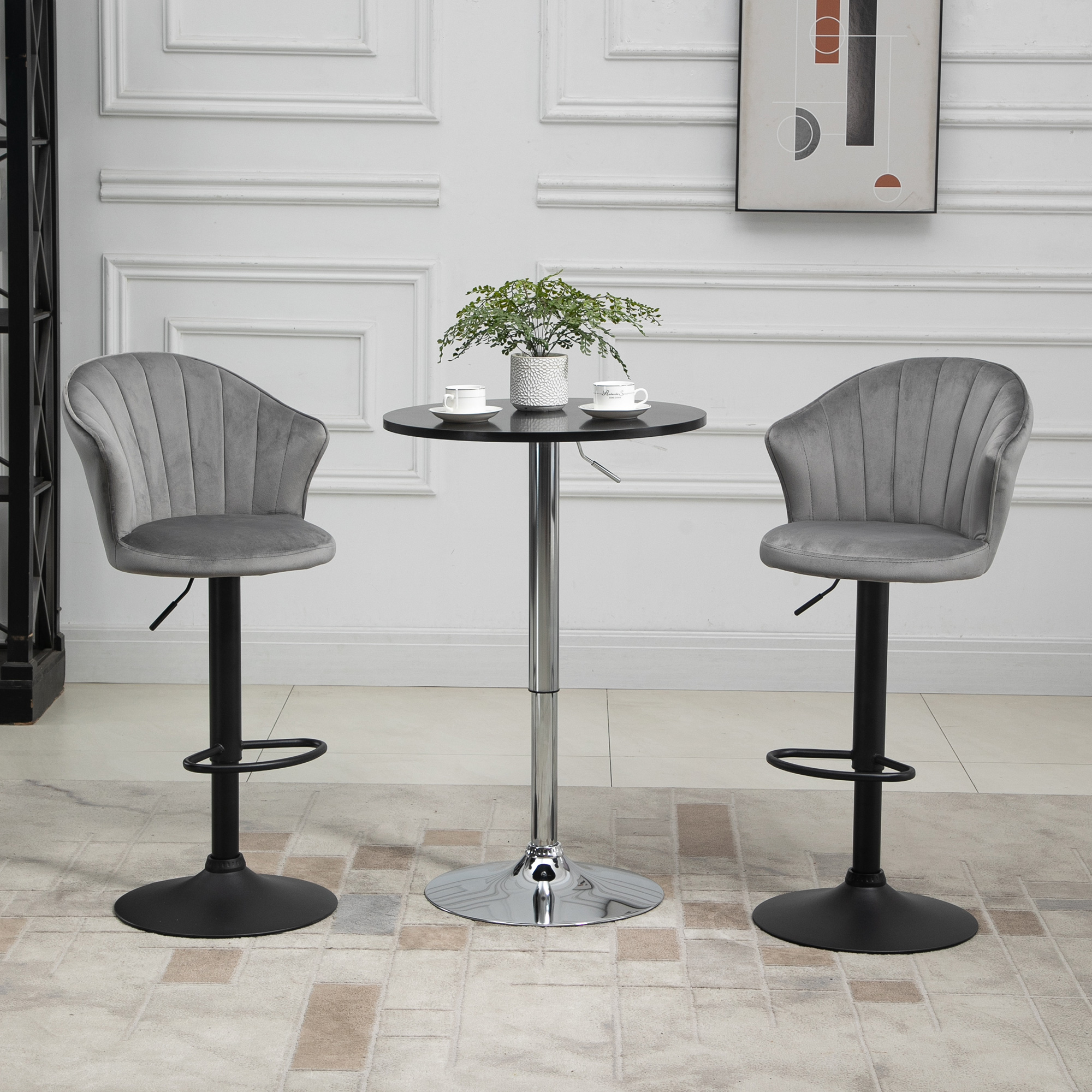 Détail du tabouret de bar