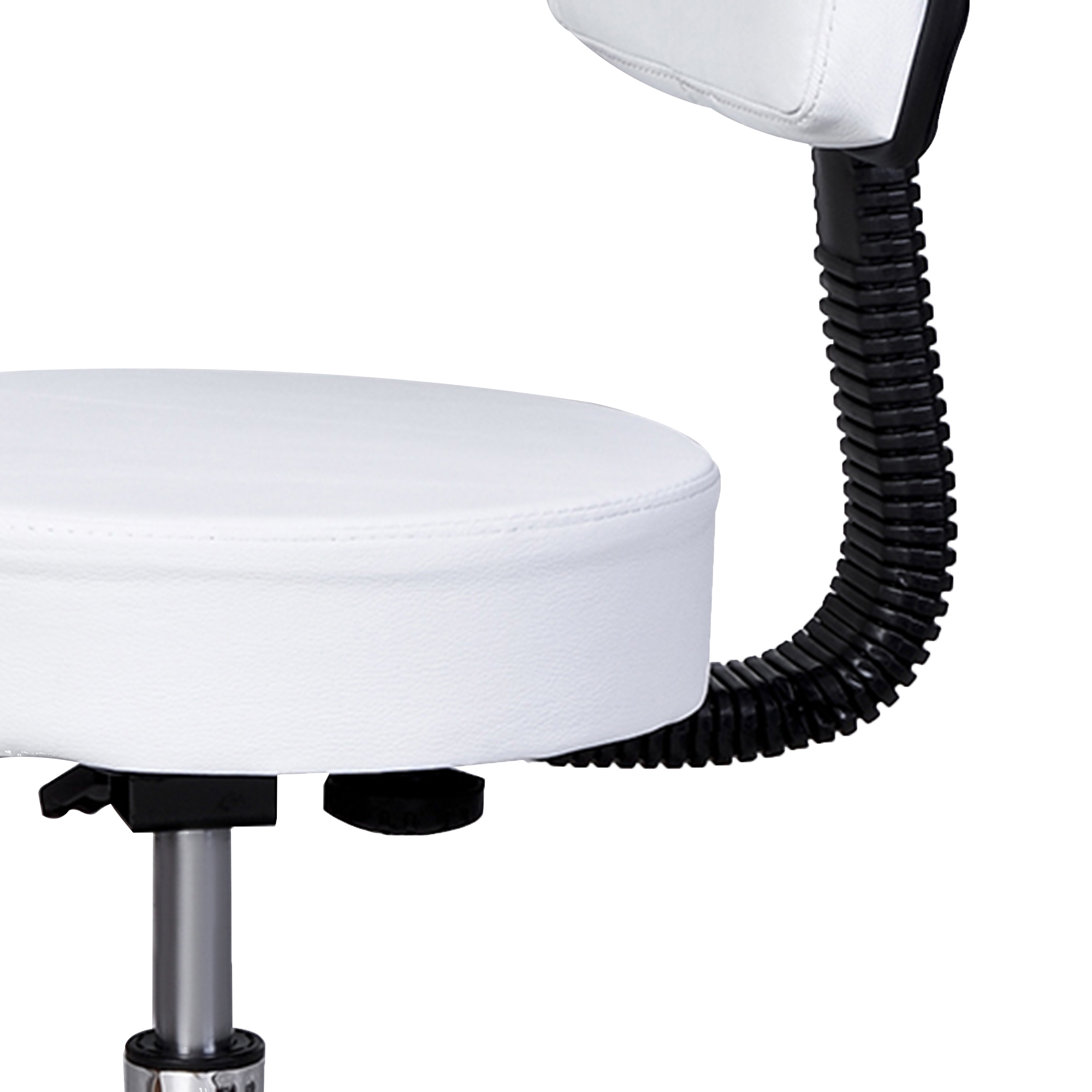 Détail du tabouret d'atelier