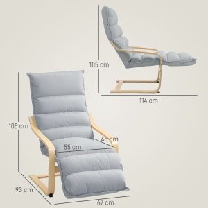 Détail du fauteuil relax