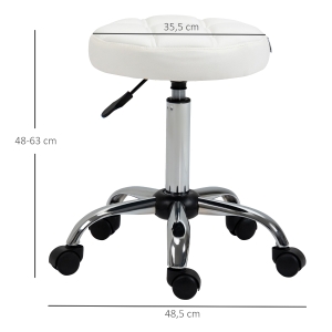 Détail du tabouret d'atelier