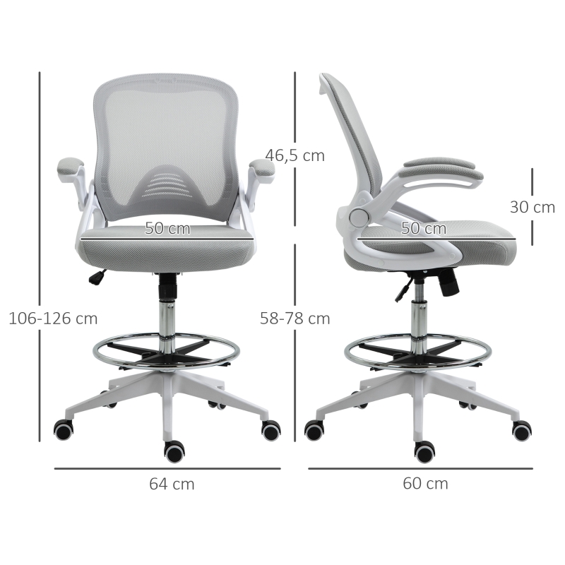 Dimensions du fauteuil de bureau