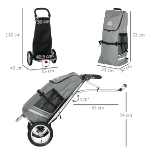 Détail du remorque et chariot
